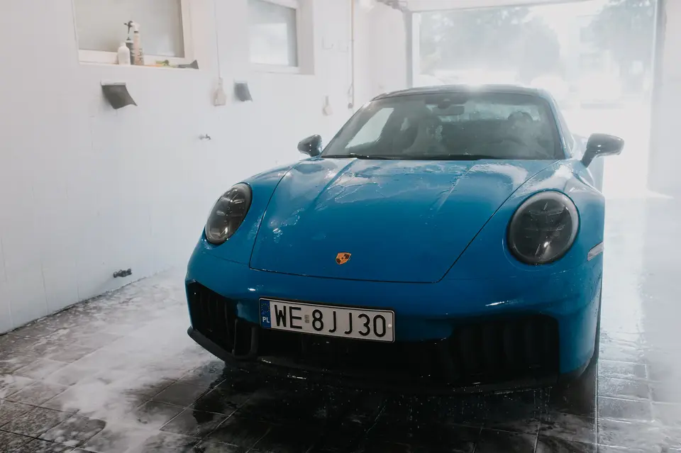 Porsche w studiu Detailing 2000 w Olsztynie